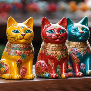 猫の置物の商品画像